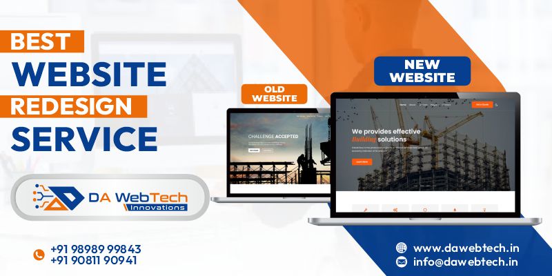 redesign website development blog